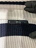 MNG Stripes Ivory Pullover Sweater Size L - photo 7