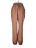 Unbranded 100% Polyester Solid Brown Casual Pants Size L - photo 1