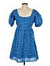 Rhode 100% Cotton Argyle Blue Casual Dress Size S - photo 2