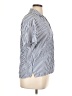 Assorted Brands Stripes Blue Short Sleeve Blouse Size XL (estimated) - photo 4