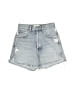 AGOLDE 100% Cotton Blue Denim Shorts Size 24 waist - photo 1