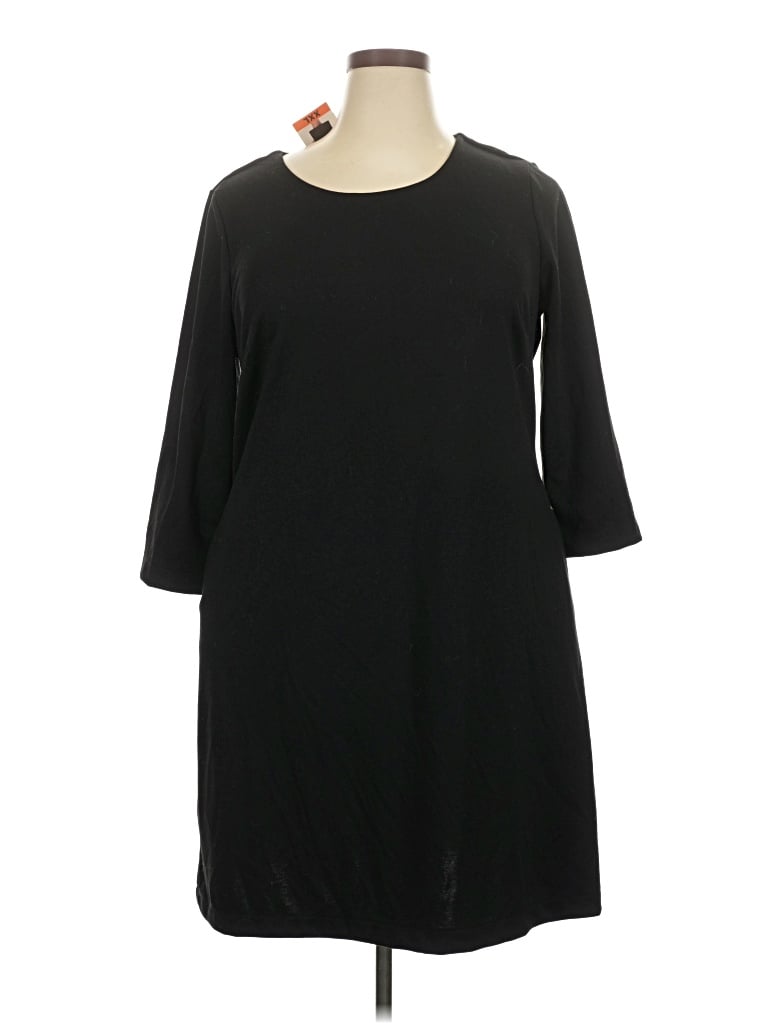 Pre-owned Original Nicole Miller Casual Dress In Black
