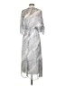prologue 100% Polyester Silver Casual Dress Size S - photo 2