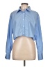 Shein Blue Long Sleeve Blouse Size L - photo 1