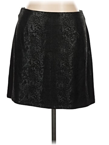 She + Sky Faux Leather Skirt (view 1)
