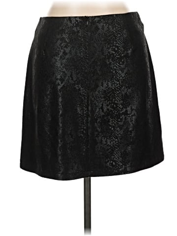 She + Sky Faux Leather Skirt (view 2)
