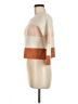 Chloe + Cyrus 100% Acrylic Color Block Ivory Pullover Sweater Size M - photo 5