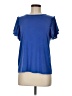 Green Envelope Blue Short Sleeve Top Size M - photo 1