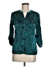 Elementz Teal 3/4 Sleeve Blouse Size M - photo 1
