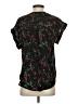 Jon & Anna 100% Polyester Floral Black Short Sleeve Blouse Size S - photo 2