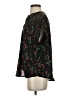 Jon & Anna 100% Polyester Floral Black Short Sleeve Blouse Size S - photo 5