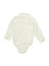 Unbranded 100% Cotton Tweed Ivory Long Sleeve Onesie Size 12-18 mo - photo 2