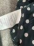 J.Crew Polka Dots Black Long Sleeve Blouse Size 00 - photo 9