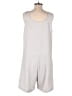 New Directions Solid Gray Romper Size L - photo 2