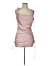 Unbranded 100% Polyester Solid Pink Cocktail Dress Size L - photo 1