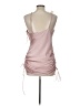 Unbranded 100% Polyester Solid Pink Cocktail Dress Size L - photo 2