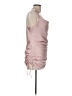 Unbranded 100% Polyester Solid Pink Cocktail Dress Size L - photo 4