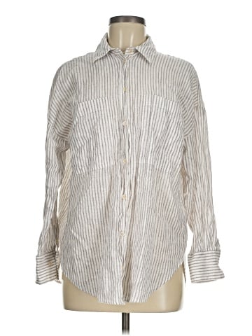 Zara Long Sleeve Button-Down Shirt (view 1)