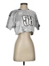Shein Silver Short Sleeve T-Shirt Size 4 - photo 1
