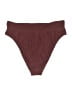 Cupshe Chevron-herringbone Burgundy Swimsuit Bottoms Size M - photo 2