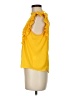 iris 100% Polyester Yellow Sleeveless Blouse Size M - photo 5