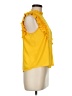 iris 100% Polyester Yellow Sleeveless Blouse Size M - photo 4