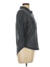 Aeropostale 100% Polyester Black 3/4 Sleeve Blouse Size L - photo 4