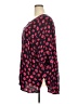 Ellos 100% Rayon Red 3/4 Sleeve Blouse Size 28 - photo 5