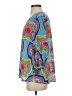 Crosby Paisley Blue 3/4 Sleeve Blouse Size XS - photo 5