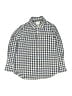 Crewcuts Checkered-gingham Blue Long Sleeve Button-Down Shirt Size 4 - 5 - photo 1