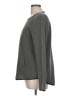Elle Houndstooth Black Pullover Sweater Size L - photo 5