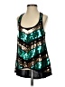 Bongo Teal Black Sleeveless Top Size S - photo 2
