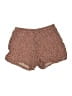 Liz Claiborne 100% Rayon Polka Dots Brown Shorts Size M (petite) - photo 1