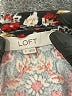 Ann Taylor LOFT Floral Black Pullover Sweater Size S - photo 7