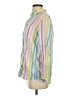 Gap 100% Linen Stripes White Long Sleeve Button-Down Shirt Size XS - photo 5