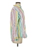 Gap 100% Linen Stripes White Long Sleeve Button-Down Shirt Size XS - photo 4