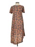 Lularoe Paisley Orange Casual Dress Size XS - photo 2