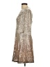 Old Navy Metallic Silver Gold Cocktail Dress Size L - photo 5