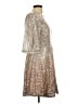 Old Navy Metallic Silver Gold Cocktail Dress Size L - photo 4