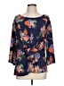 Ellos Blue 3/4 Sleeve Blouse Size L - photo 1