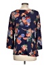 Ellos Blue 3/4 Sleeve Blouse Size L - photo 2