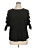 Iz Byer Black 3/4 Sleeve Top Size XL - photo 1