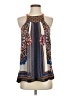 One September 100% Rayon Blue Sleeveless Blouse Size XS - photo 1