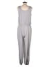 Capella Apparel Solid Gray Jumpsuit Size L - photo 2