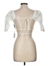 Zara White Short Sleeve Blouse Size XS - photo 2