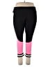 Zelos Color Block Pink Active Pants Size 3X - photo 1