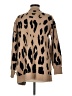 Zesica Animal Print Tan Cardigan Size M - photo 2