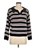 Unbranded 100% Acrylic Stripes Black Pullover Sweater Size M - photo 1