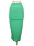 Assorted Brands Solid Green Casual Skirt Size M - photo 1