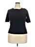 Christian Berg Black Short Sleeve Top Size XXL - photo 1